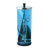 Large Glass Sterilizer Jar with Lid, 41 Fl oz. - Gold Cosmetics & Supplies