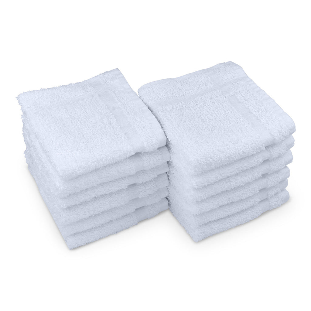 Treatment Room Terry Washcloth towels 13 x 13 100 % cotton spa towels-1 dozen