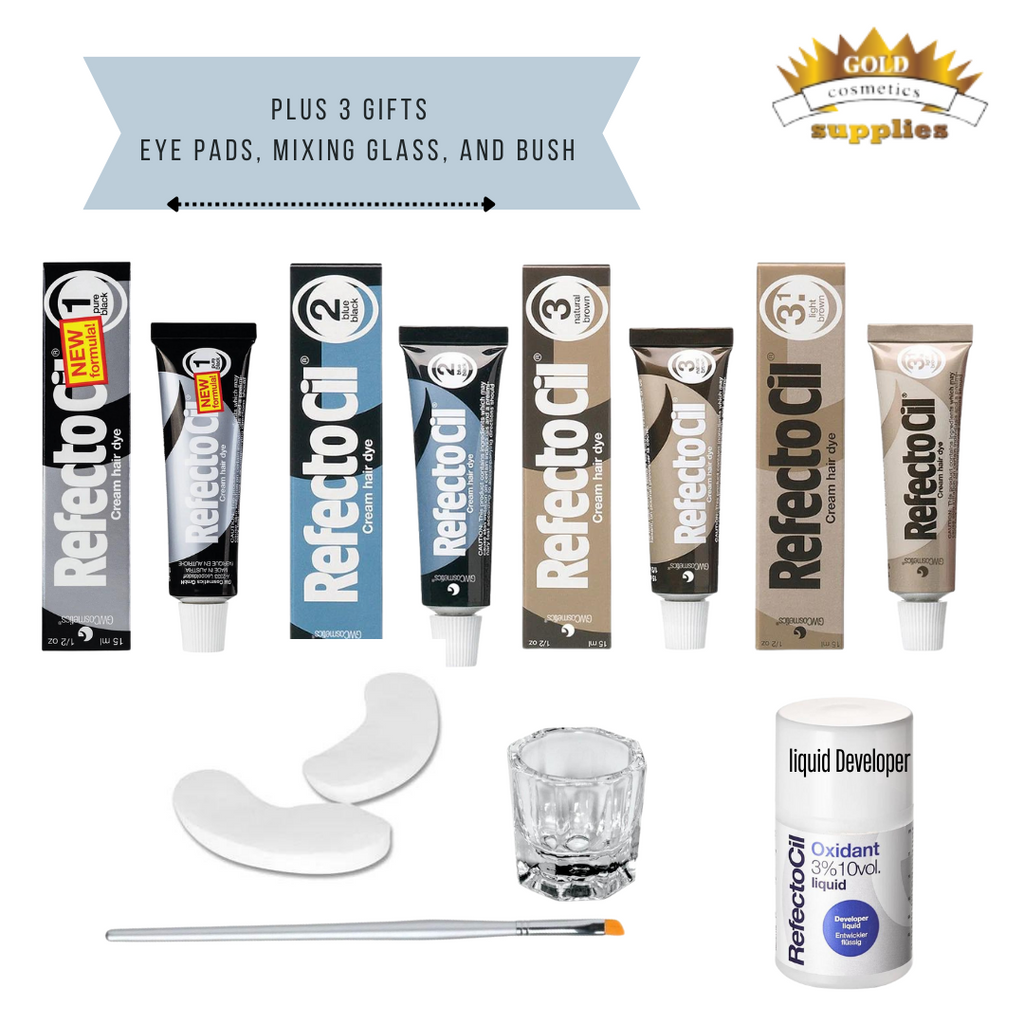 Refectocil Developer Refectocil 4 Colors Kit w/ Developer + 3 Gifts