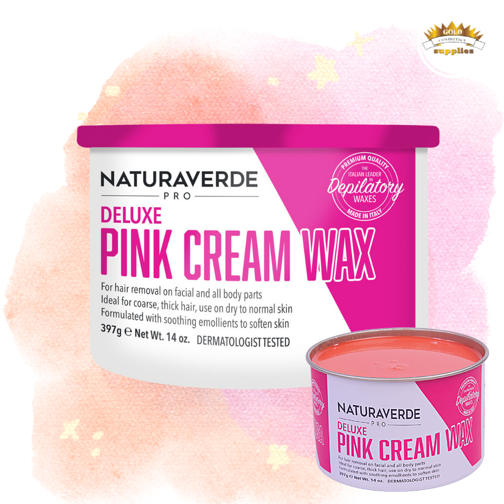NaturaverdePro Deluxe Pink Cream Wax 14 oz