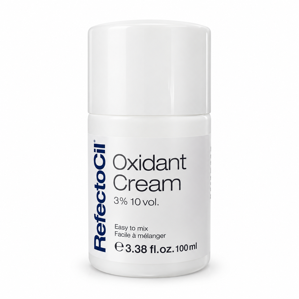 RefectoCil Oxidant Cream 3% 10 Vol. 100 ml professional developer bottle on a white background