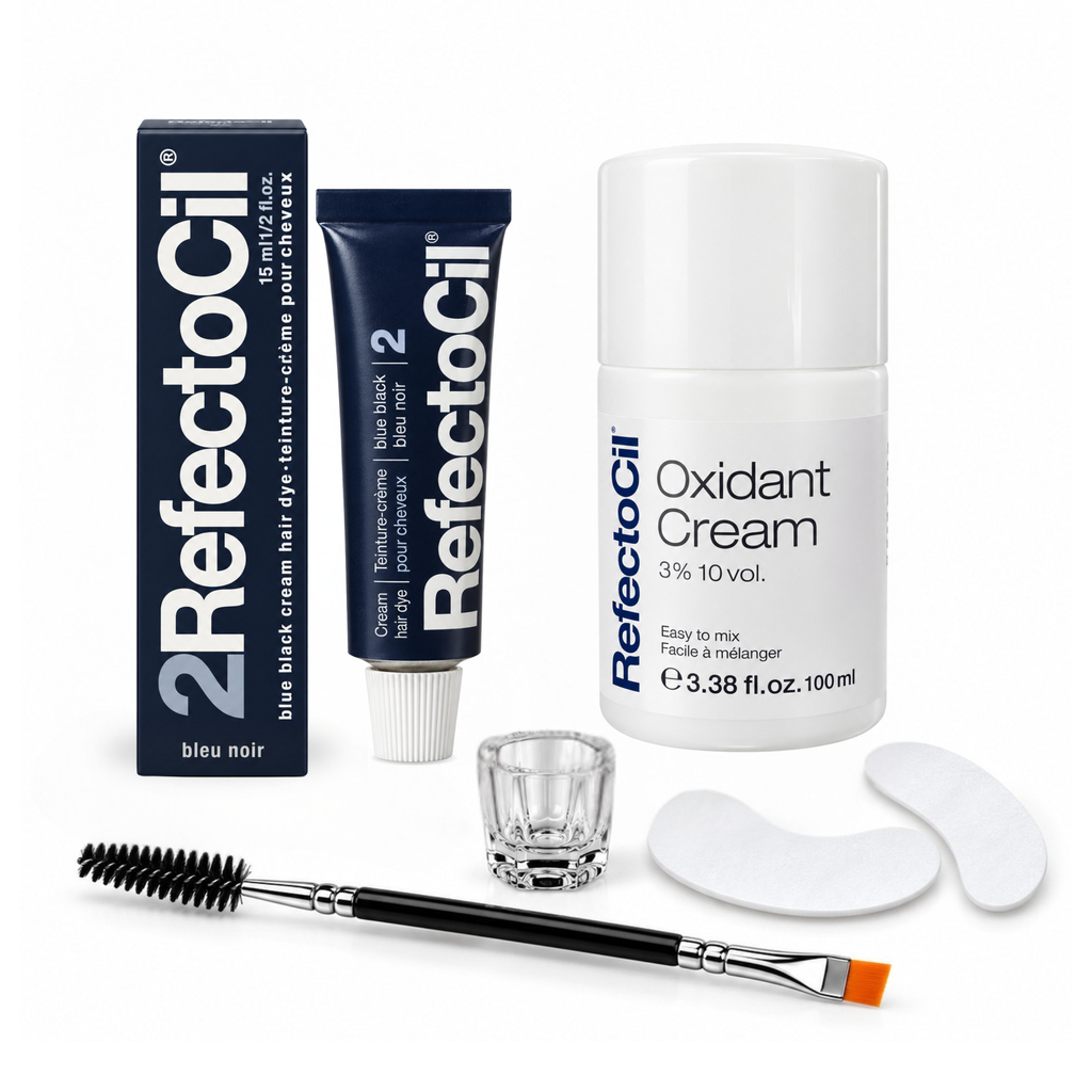 RefectoCil Blue-Black No. 2 Cream Hair Dye Mini Kit
