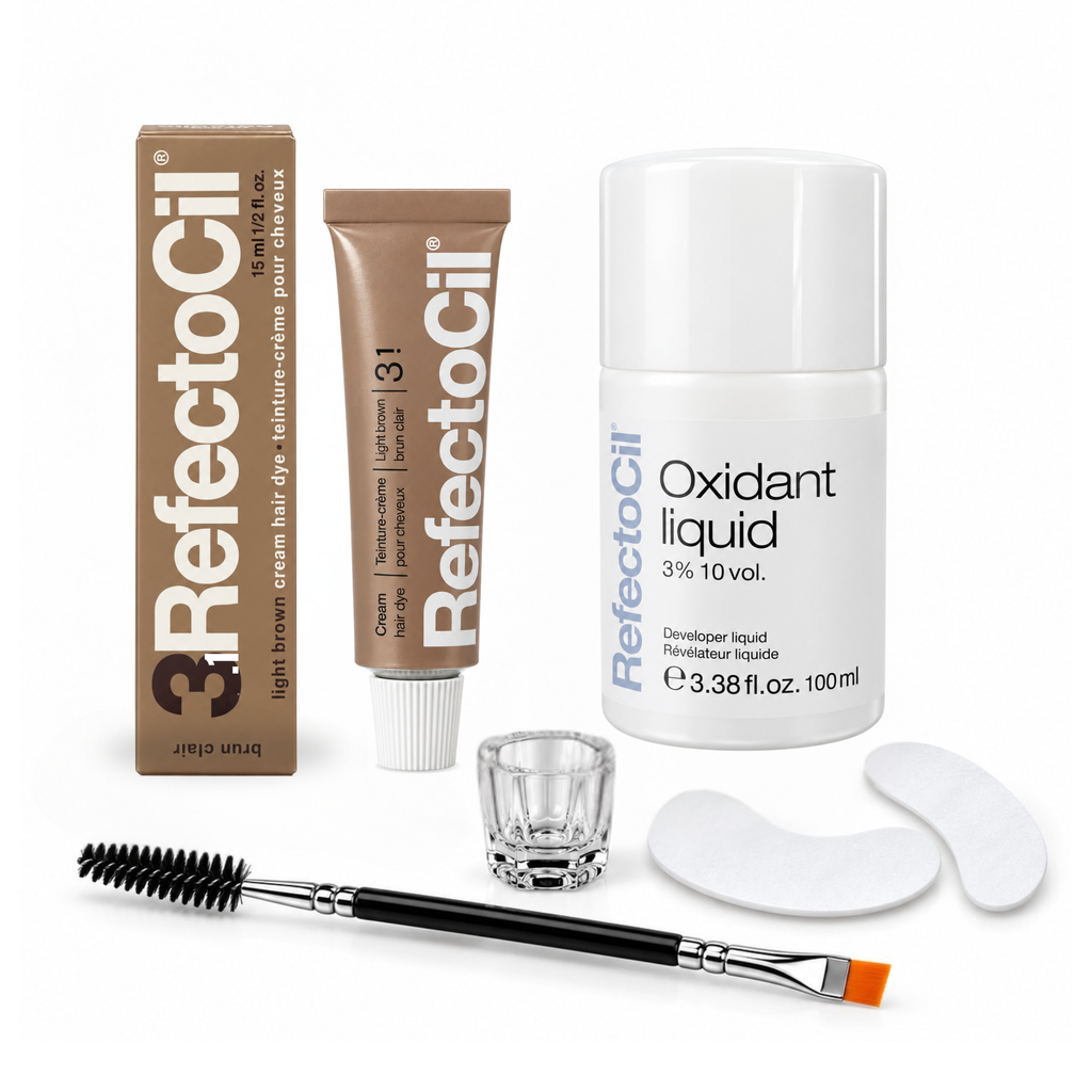 RefectoCil Light Brown No. 3.1 Cream Hair Dye Mini Kit
