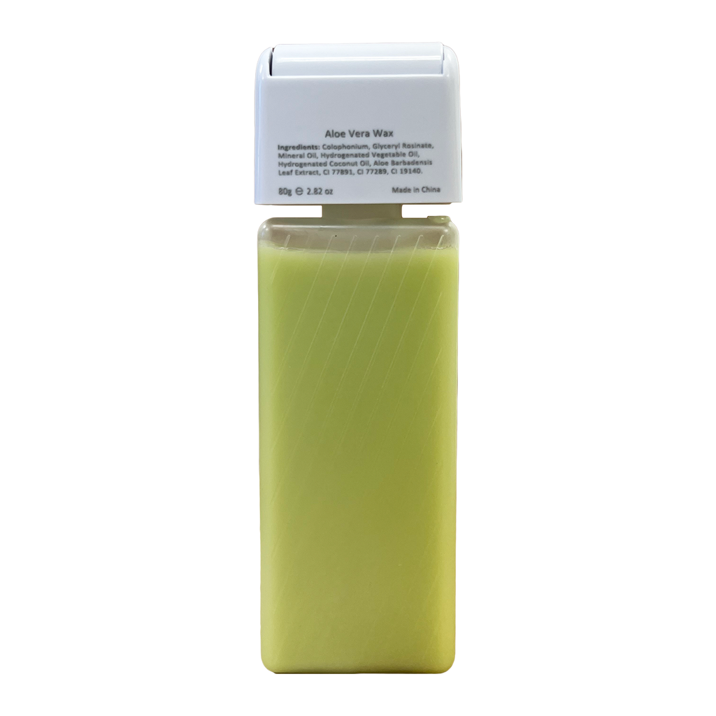 Aloe Vera Roll-On Soft Wax - 80g Cartridge with Roller Head