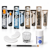 RefectoCil professional brow tint kit with 4 shades, 3% liquid developer and tinting accessories