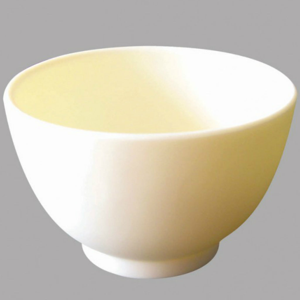 5-pc/ Large Rubber Silicone Mask Mixing Bowl (White) - Gold Cosmetics & Supplies