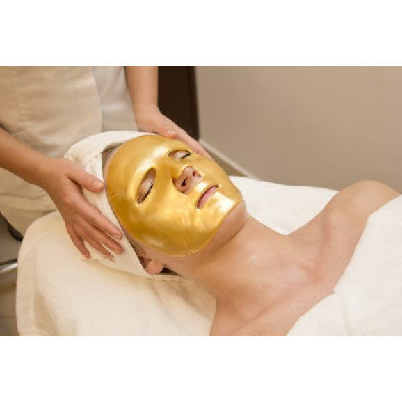1 case/ 200-pcs crystal collagen 24k gold mask - Gold Cosmetics & Supplies