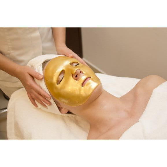 100-pcs/ crystal collagen 24k gold mask - Gold Cosmetics & Supplies