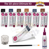 Berrywell Eyebrow Eyelash Tint Kit (10-Pieces) - Gold Cosmetics & Supplies