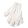 10-PAIRS/ WHITE Exfoliating Gloves - Gold Cosmetics & Supplies