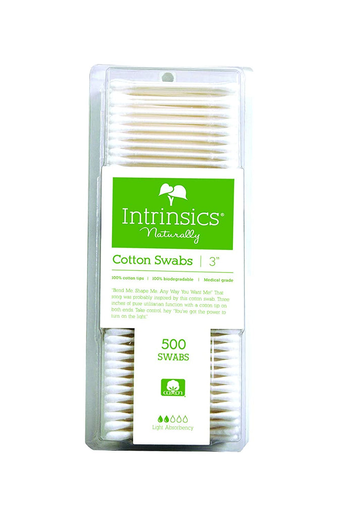 500-pc/ Intrinsics Cotton Swabs - 3 inch - Gold Cosmetics & Supplies