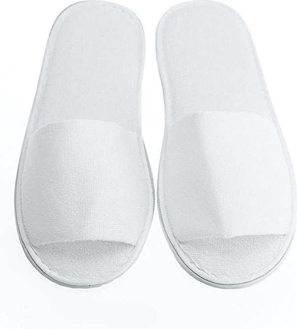 Towelling Hotel Slippers - British Wholesales