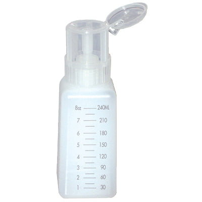 5-pc/ Lockable Pump Dispenser Bottle, 8 oz. - Gold Cosmetics & Supplies