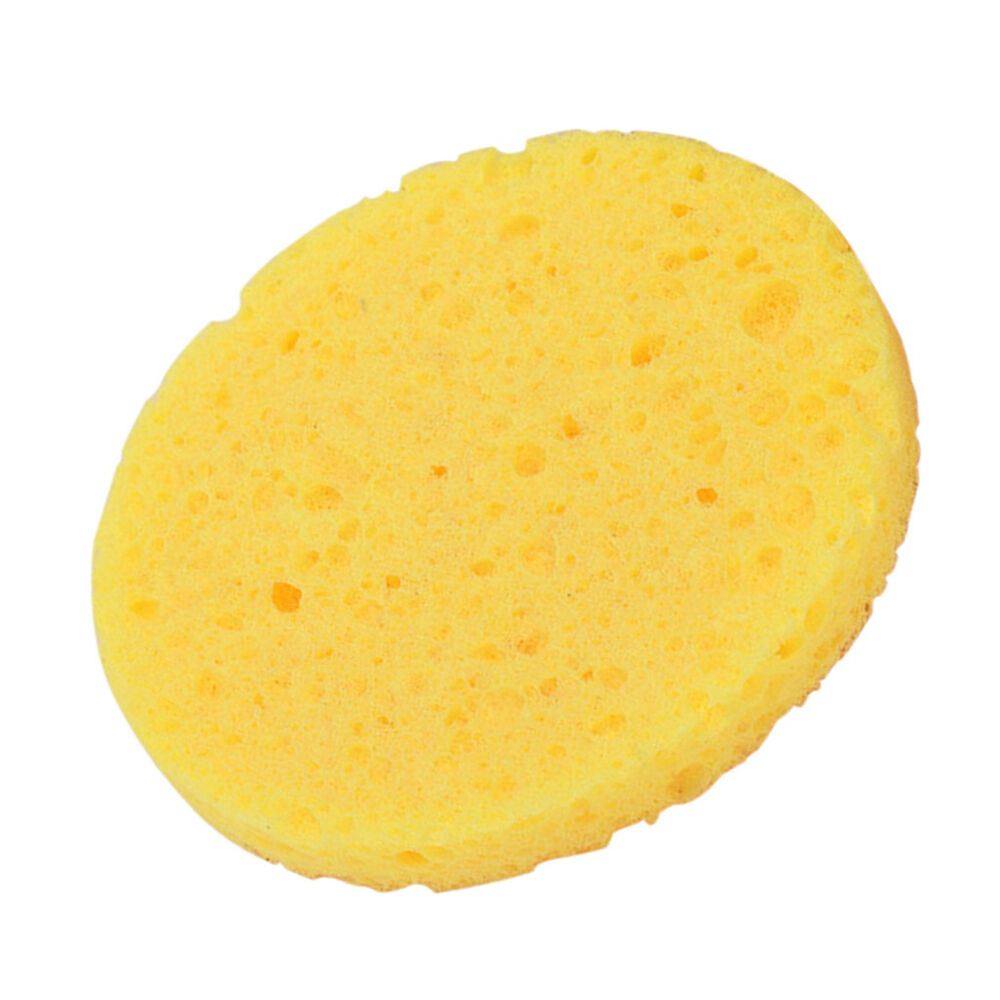 Non-compressed Cellulose Sponges - Gold Cosmetics & Supplies