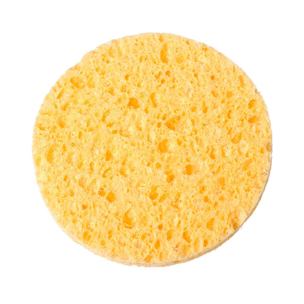 Non-compressed Cellulose Sponges - Gold Cosmetics & Supplies