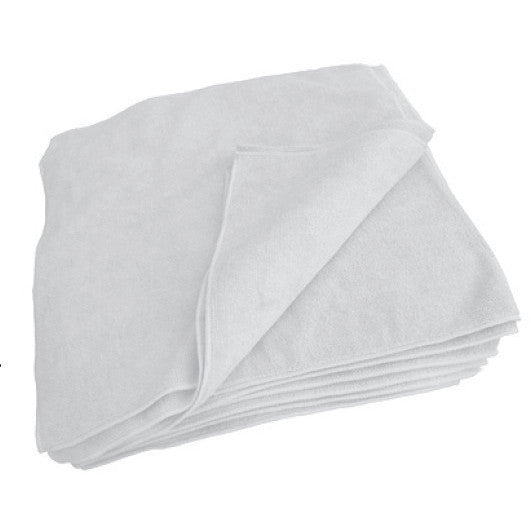 1 Case/ 216-PCS White Microfiber Facial Towels - Gold Cosmetics & Supplies