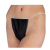 6-PCS/ BLACK Disposable Bikini Thong - Gold Cosmetics & Supplies