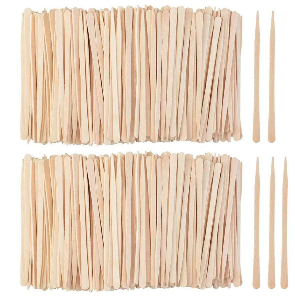 100/pcs Precise Small Waxing Sticks - Gold Cosmetics & Supplies