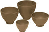 (Medium) Flexible Mixing Bowl - Taupe - Gold Cosmetics & Supplies