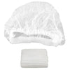 1 CASE/ 2000-PCS Disposable White Bouffant Caps Mob - Gold Cosmetics & Supplies