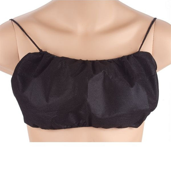  Appearus 50 Ct. Bandeau Bra - Women's Disposable Strapless Bras  for Spray Tanning and Body Treatments, Black : Beauty & Personal Care