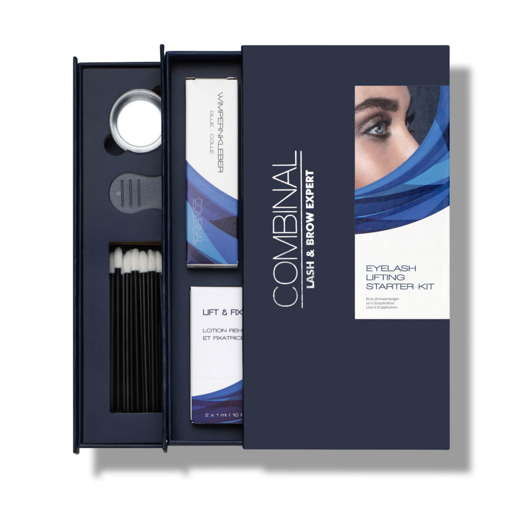 Combinal Eyelash lifting Starter Kit (20 Applications) - Gold Cosmetics Supplies