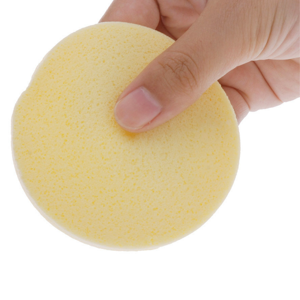 72-PCS/ Compressed Cellulose Cleansing Facial Sponges - Gold Cosmetics & Supplies