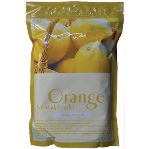1 Case/ 14-Bags Orange Soft Peel-Off Mask Powder - Gold Cosmetics & Supplies