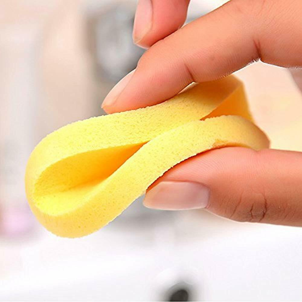 72-PCS/ Compressed Cellulose Cleansing Facial Sponges - Gold Cosmetics & Supplies