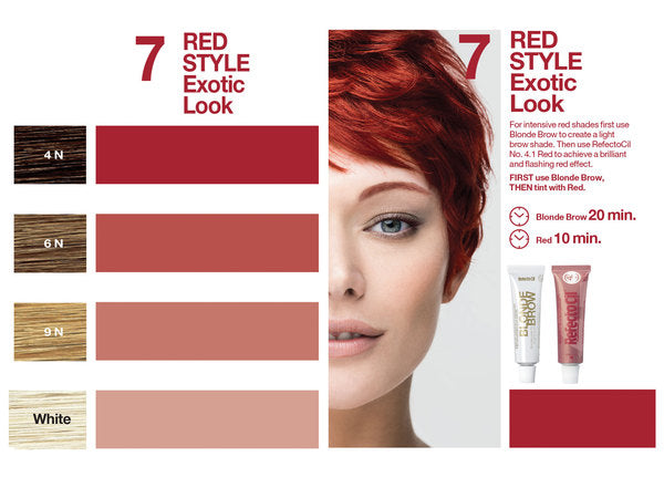 Refectocil Cream Hair Dye - 4.1 Red, 5 oz. - Gold Cosmetics & Supplies
