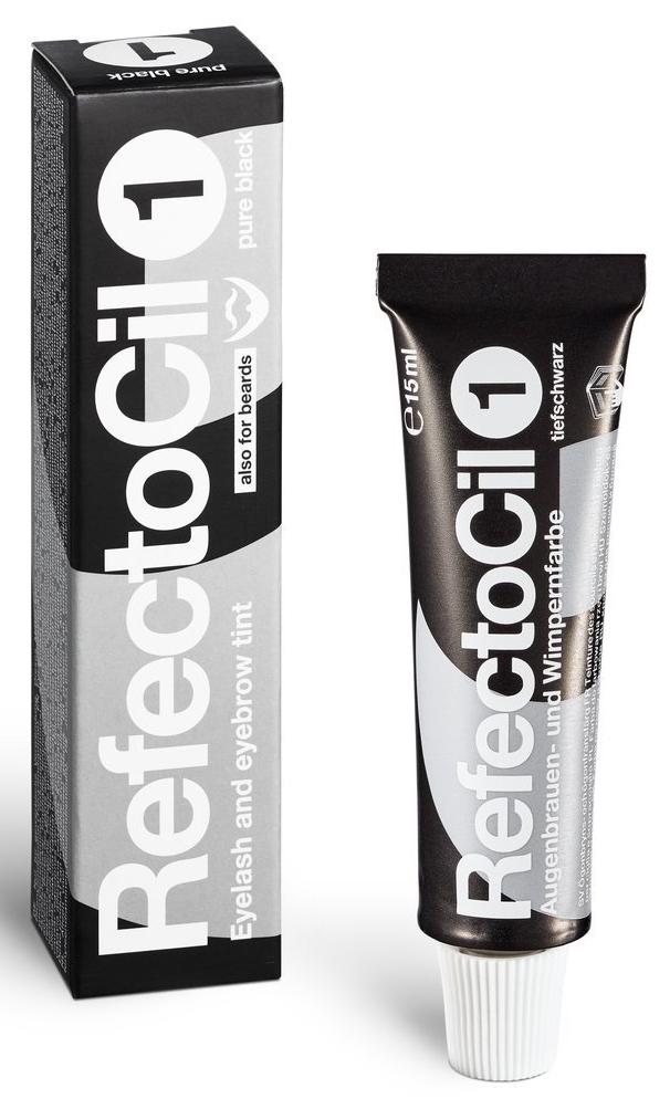 RefectoCil No. 1 Pure Black professional brow tint 15 ml