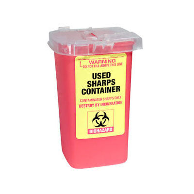 Disposable Used Sharps Container - Gold Cosmetics & Supplies