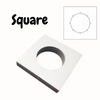 50-Pcs/ Adjustable Square Wax Warmer Collars - Gold Cosmetics & Supplies