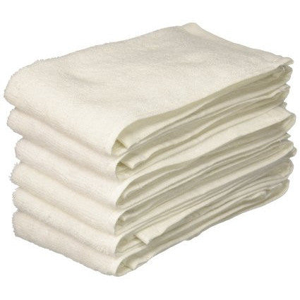 1 Case/ 216-PCS White Microfiber Facial Towels - Gold Cosmetics & Supplies