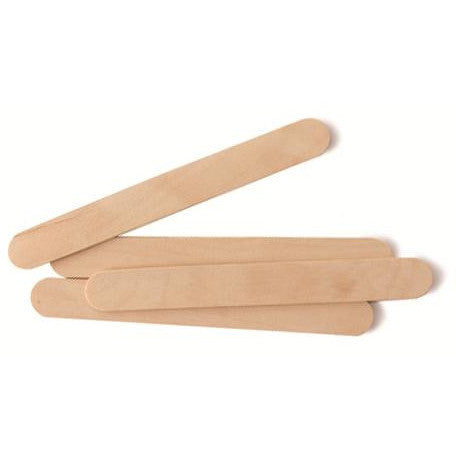 Wooden Waxing Spatulas Disposable Tongue Depressor Sticks Wax Applicator  x100