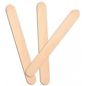 Fmahome Popsicle Wood Sticks,100 PCS. Beech Wood Wax Applicator Sticks for Body Hair Removal, Professional Tongue Depressors, Multi-Purpose Popsicle